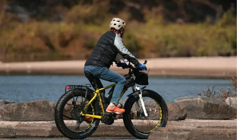 kan een fatbike rijden zonder te trappen