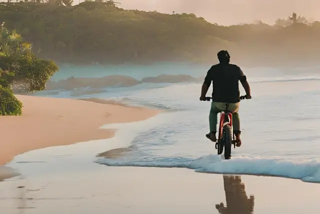 Is fietsen op het strand toegestaan met een fatbike