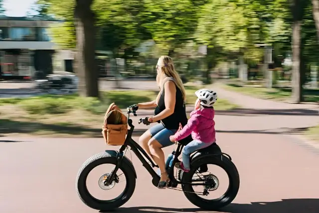 kan er een kinderzitje op een fatbike