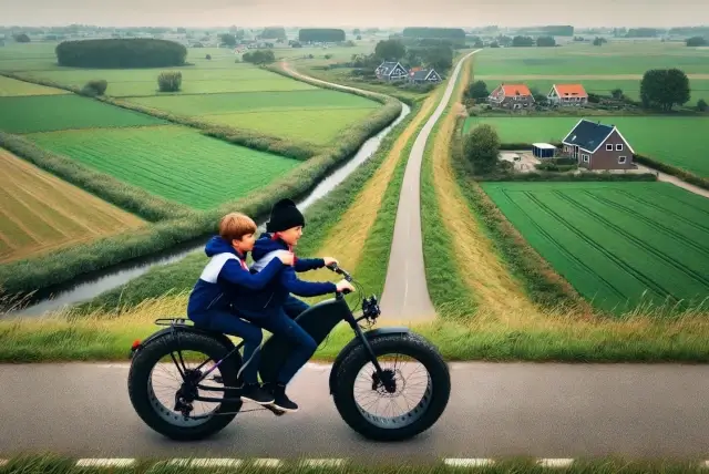 kan je met 2 personen op een fatbike