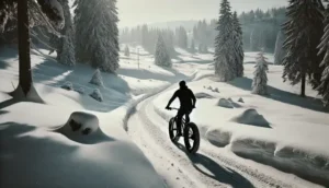 Kun je met een fatbike door de sneeuw rijden