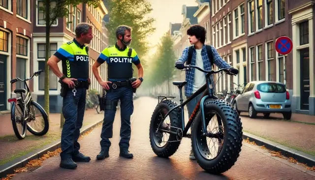 politie handhaaft fatbikes